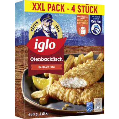 Iglo Ofenbackfisch Vorteilpackung MSC