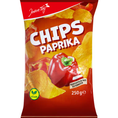 Jeden Tag Kartoffelchips Paprika