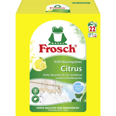 Frosch Voll-Waschpulver Citrus
