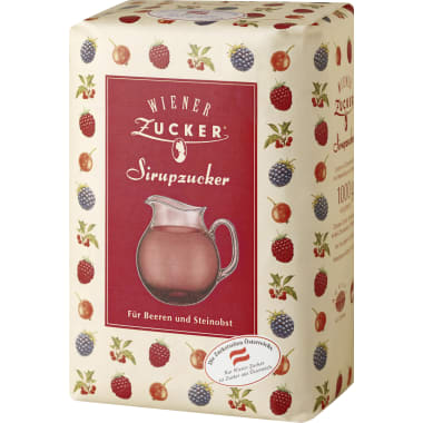 Wiener Zucker Sirupzucker Beeren Steinobst
