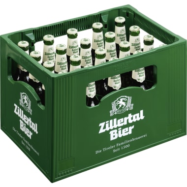 Zillertal Bier Zeller Hell 20x 0,5 Liter