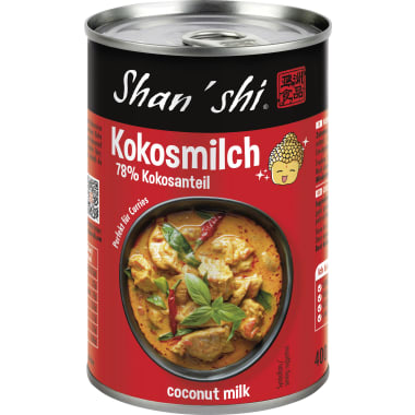 Shan'shi Kokosmilch 0,4 Liter