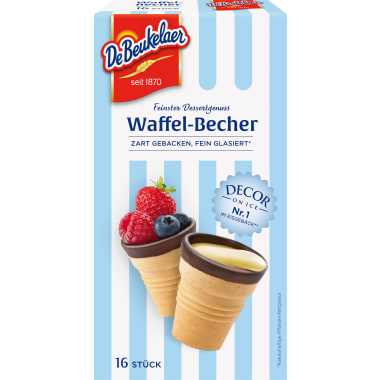 De Beukelaer Decor Waffelbecher