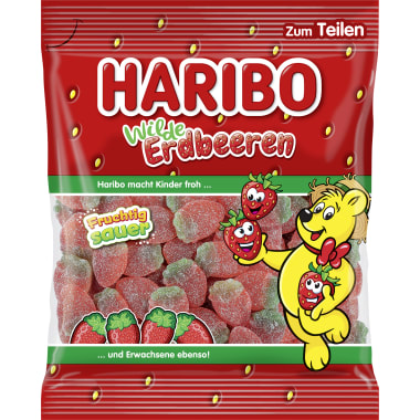 Haribo Wilde Erdbeeren Sauer