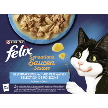 Purina Felix Sensations Saucen mit Fisch
