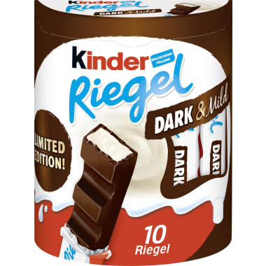 Ferrero Kinder Riegel Dark & Mild 10er-Packung