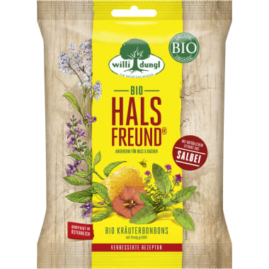 Willi Dungl Bio Bonbons Halsfreund