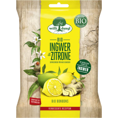 Willi Dungl Bio Bonbons Ingwer & Zitrone