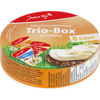 Jeden Tag Schmelzkäse Trio Ecken