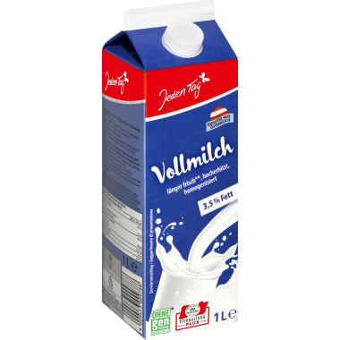 Jeden Tag Vollmilch länger frisch 3,5%