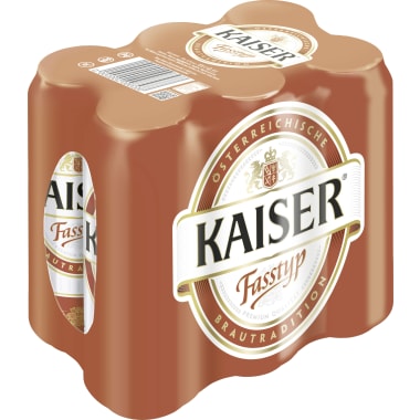 Kaiser Märzen Fasstyp 6x 0,5 Liter Dose