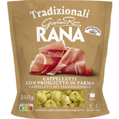 Rana Cappelletti mit Parmaschinken