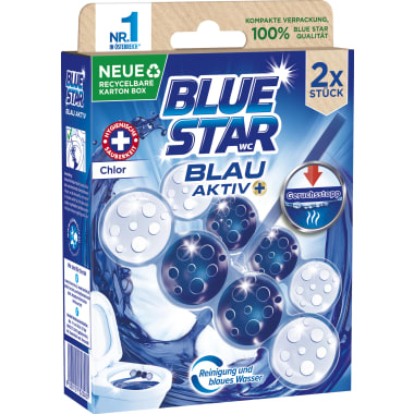 Blue Star Blau Aktiv Chlor 2er-Packung