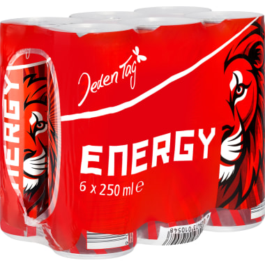 Jeden Tag Energy Drink 6x0,25 Liter