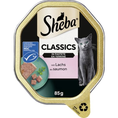 Sheba Classics in Pastete mit Lachs