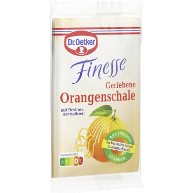 Dr. Oetker Finesse geriebene Orangenschale 3er-Packung