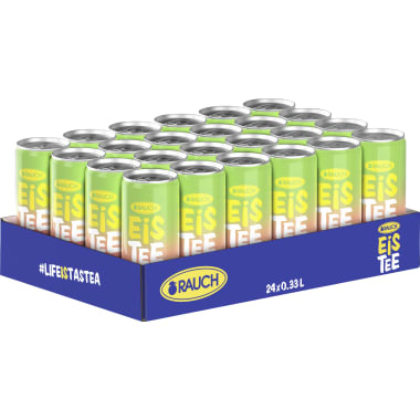Rauch Eistee Erdbeer 24x 0,33 l