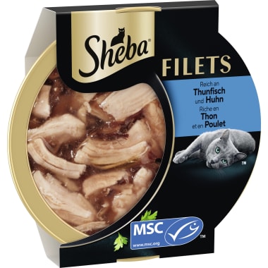 Sheba Katze Filets Huhn mit Thunfisch