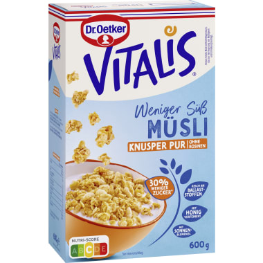 Dr. Oetker Vitalis Weniger süß Knusper Pur