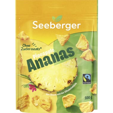 Seeberger Ananas ungezuckert Fairtrade