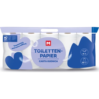M Toilettenpapier 4-lagig