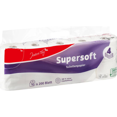 Jeden Tag Toilettenpapier 4-lagig