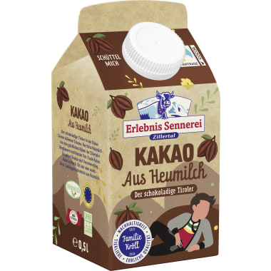 Erlebnissennerei Zillertal Kakao aus Heumilch