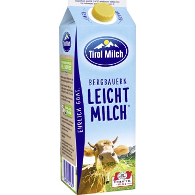 Tirol Milch Bergbauern Leichtmilch länger frisch 1,5% 1,0 Liter
