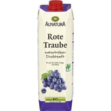 Alnatura Bio Traubensaft naturtrüb 1,0 Liter