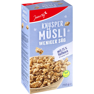 Jeden Tag Knuspermüsli weniger süß