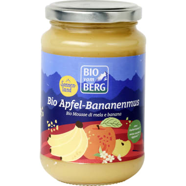 BIO vom BERG Bio Apfelmus Banane