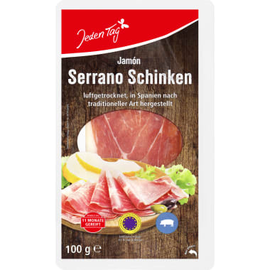 Jeden Tag Serrano Schinken
