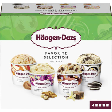 Häagen-Dazs Favorite Selection 4er-Packung