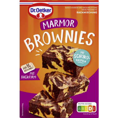 Dr. Oetker Marmor Brownies Backmischung