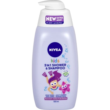 Nivea Kids 2 in 1 Duschgel-Shampoo-Spülung Beerenduft