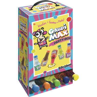 Gaudi-Max Party-Box 20% 0,02 Liter