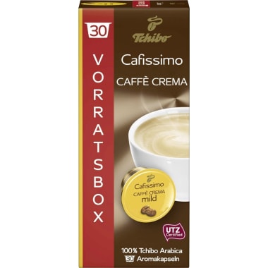 Tchibo Cafissimo Caffé Crema mild Vorratsbox 30 Kapseln