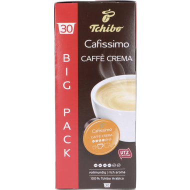 Tchibo Cafissimo Caffé Crema vollmundig Vorratsbox 30 Kapseln