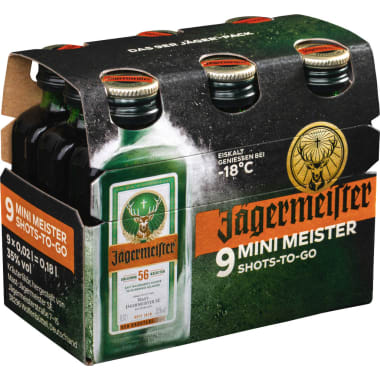 Jägermeister Kräuterlikör 35% 0,02 Liter