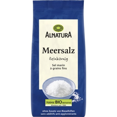 Alnatura Bio Meersalz ohne Zusatz unjodiert