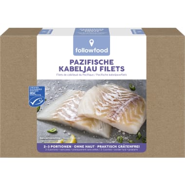 Followfood Pazifischer Kabeljau Filets MSC