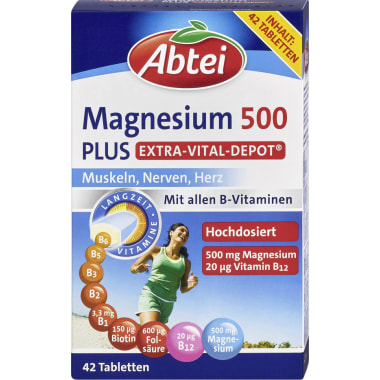 Abtei Magnesium 500 Plus