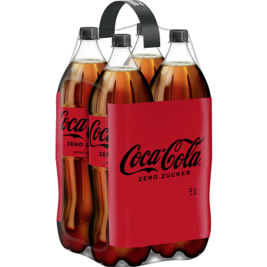 Coca-Cola Zero Tray 4x 2,0 Liter