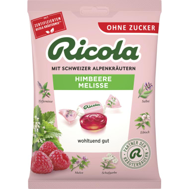 Ricola Himbeere Melisse zuckerfrei Beutel