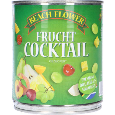 Beach Flower Fruchtcocktail gezuckert 0,425 Liter