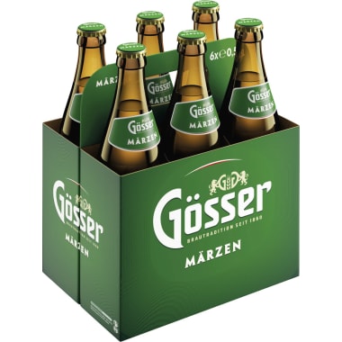 Gösser Märzen Bier Tray 6x 0,5 Liter