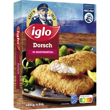 Iglo Dorsch in Knusperbrösel MSC
