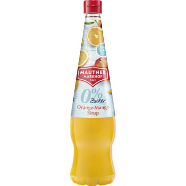 Mautner Markhof Orange-Mango Sirup 0% Zucker
