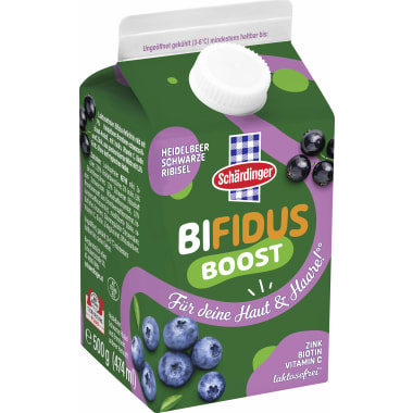 Schärdinger Bifidus Drink Heidelbeere und schwarze Ribisel