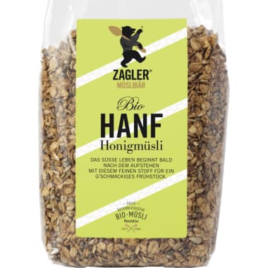 Zagler Müslibär Bio Hanf Honigmüsli